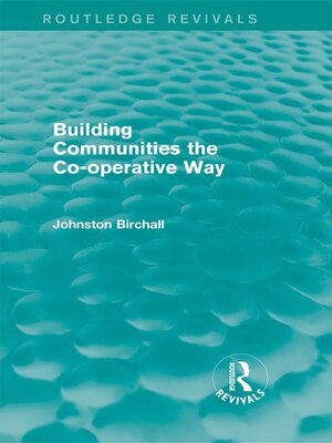 cover image of Building Communities (Routledge Revivals)